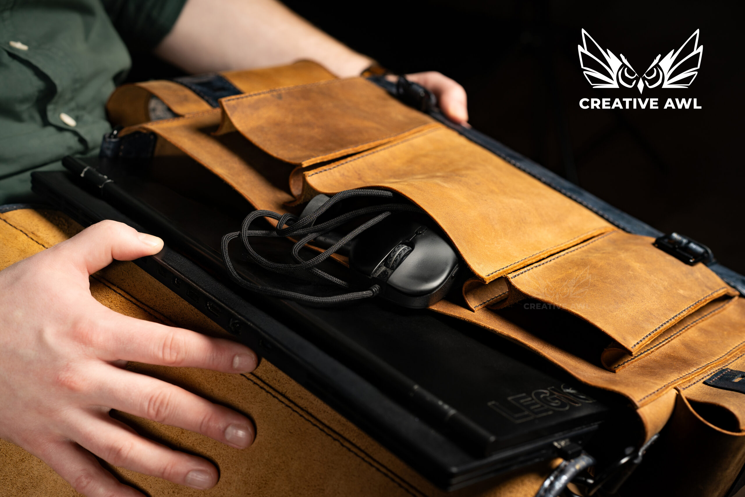 图片[2]-手工皮具图纸 公文包ca218-皮圈圈手工皮具图纸