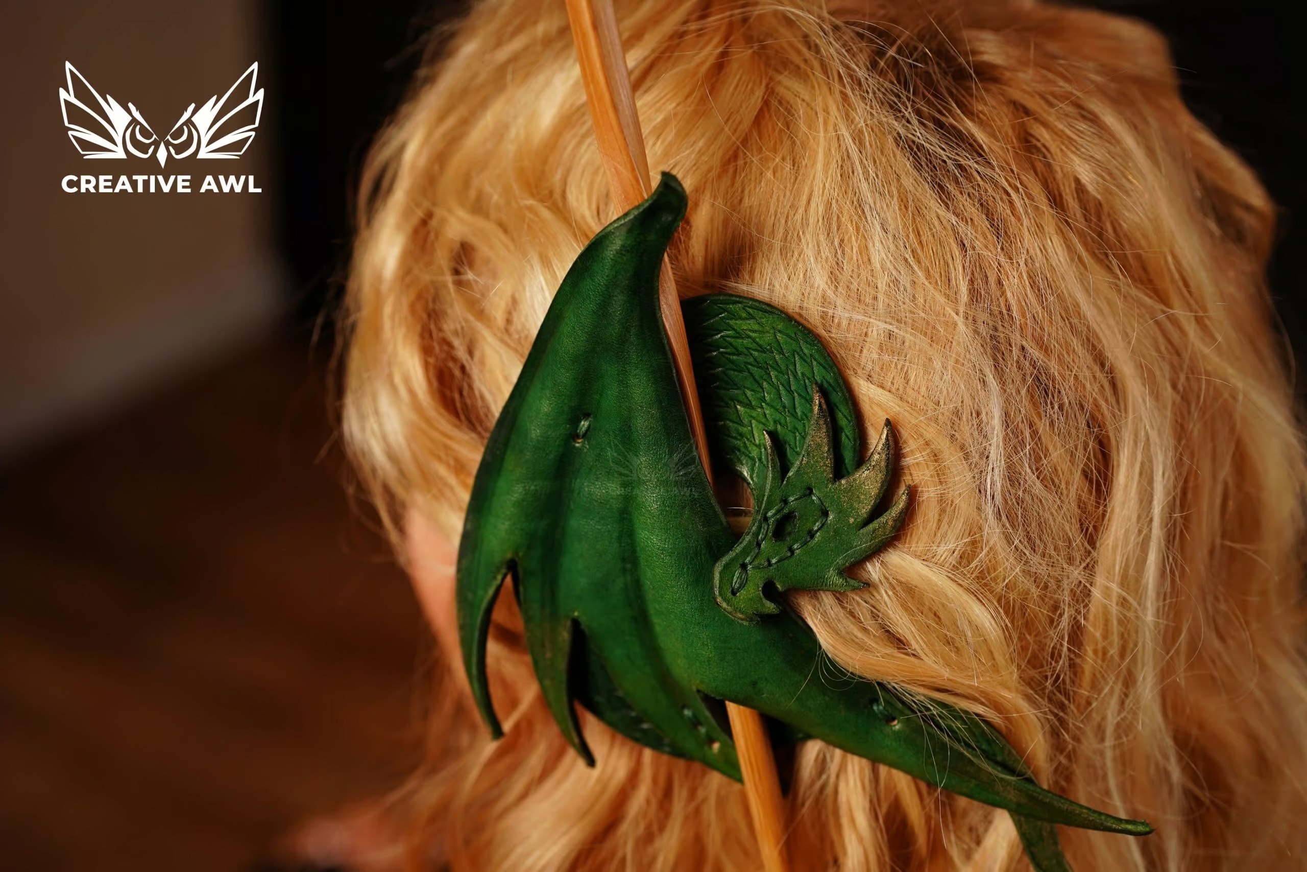 图片[2]-手工皮具图纸 头饰ca223-皮圈圈手工皮具图纸