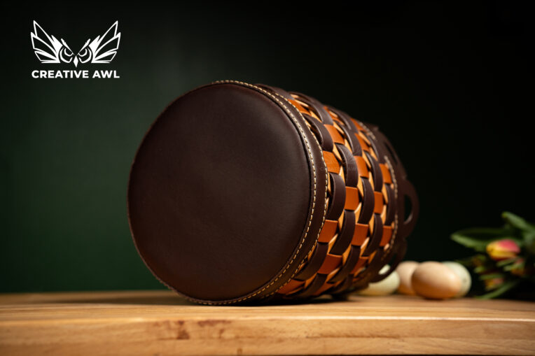 图片[3]-手工皮具图纸 编制购物包ca224-皮圈圈手工皮具图纸