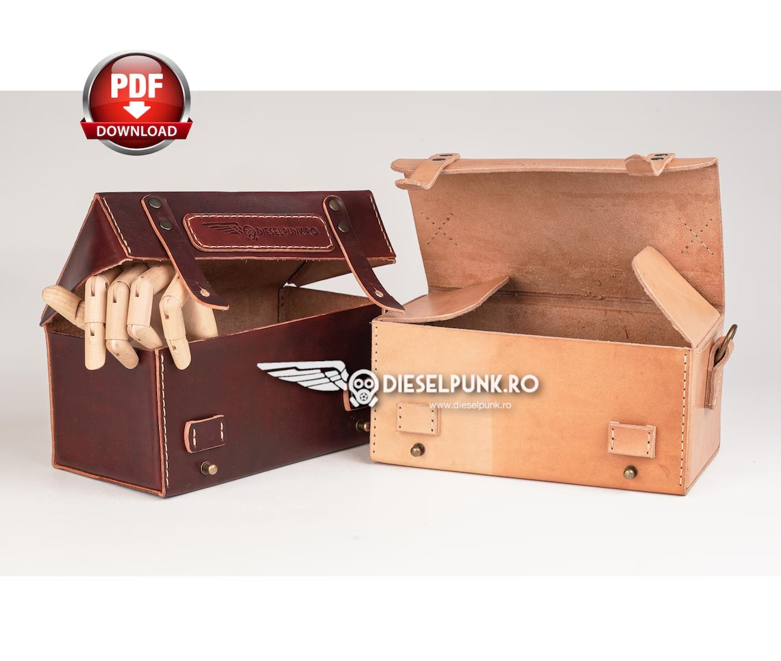 图片[2]-手工皮具图纸 小方包di195-皮圈圈手工皮具图纸