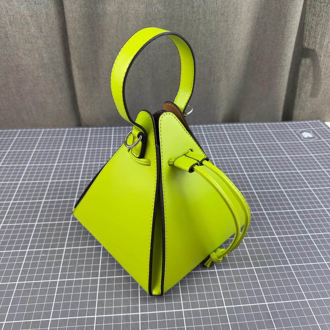 图片[3]-手工皮具图纸 三角包ro012-皮圈圈手工皮具图纸