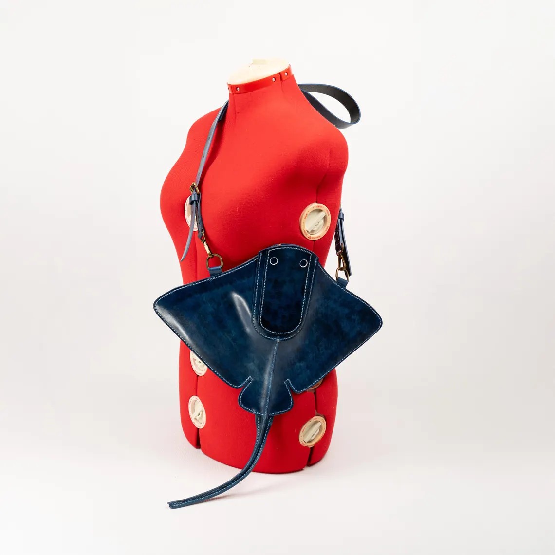 图片[2]-手工皮具图纸 黄貂鱼包vp209-皮圈圈手工皮具图纸