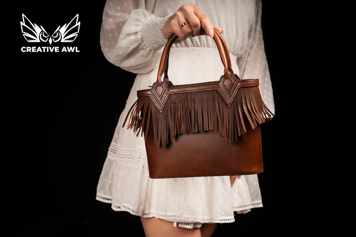 图片[2]-手工皮具图纸 手提包ca223-皮圈圈手工皮具图纸