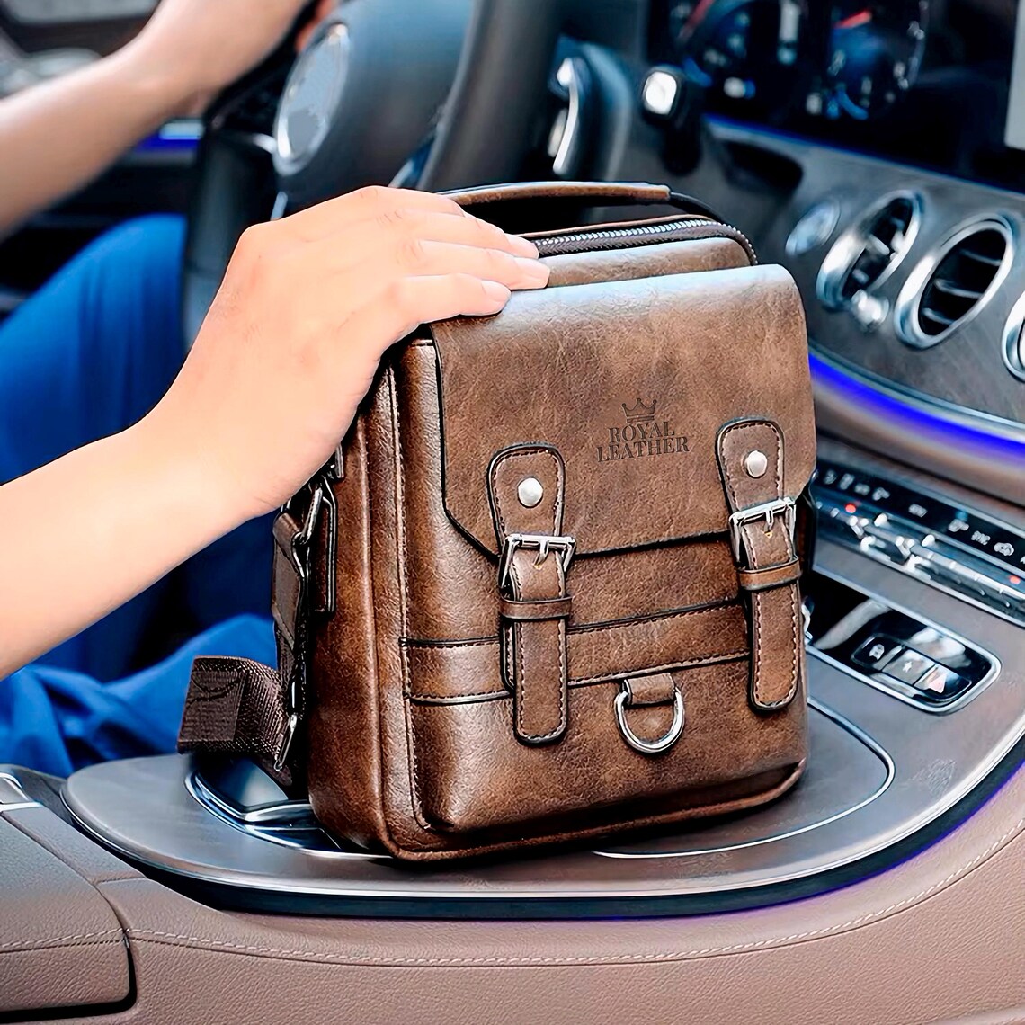 图片[2]-手工皮具图纸 斜挎包ro017-皮圈圈手工皮具图纸