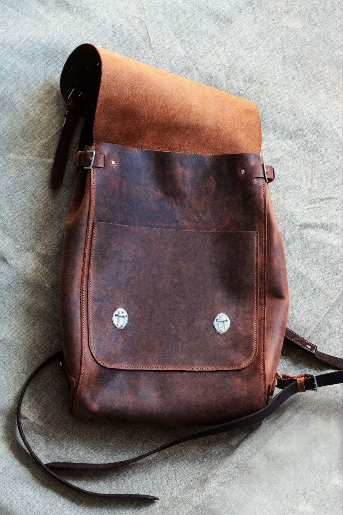 图片[2]-手工皮具图纸 斜挎包ro018-皮圈圈手工皮具图纸