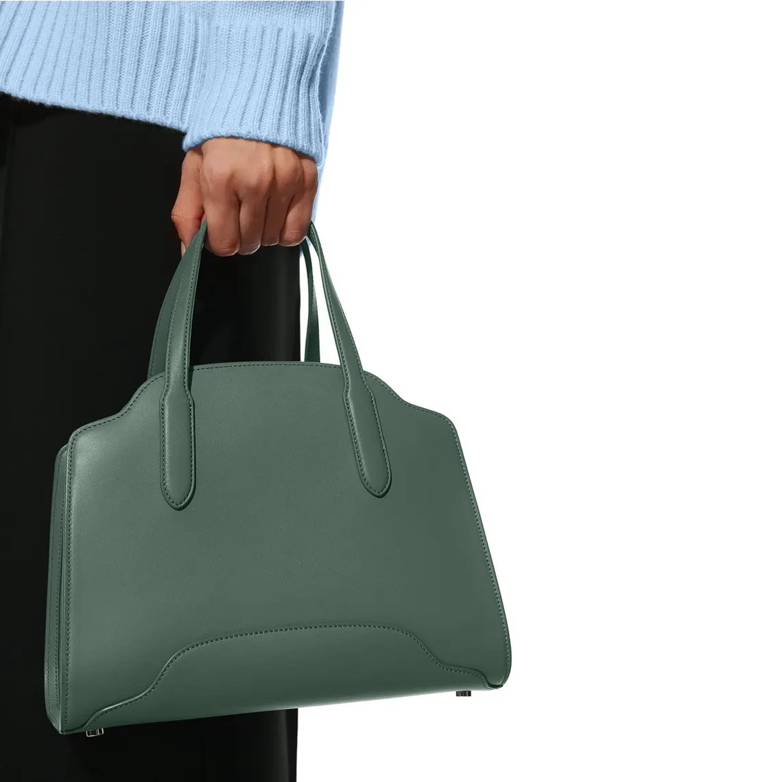 图片[2]-手工皮具图纸 手提女包ro020-皮圈圈手工皮具图纸