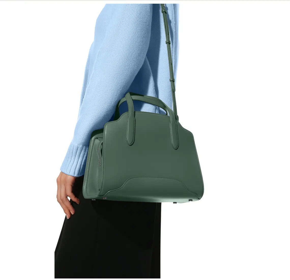 图片[3]-手工皮具图纸 手提女包ro020-皮圈圈手工皮具图纸