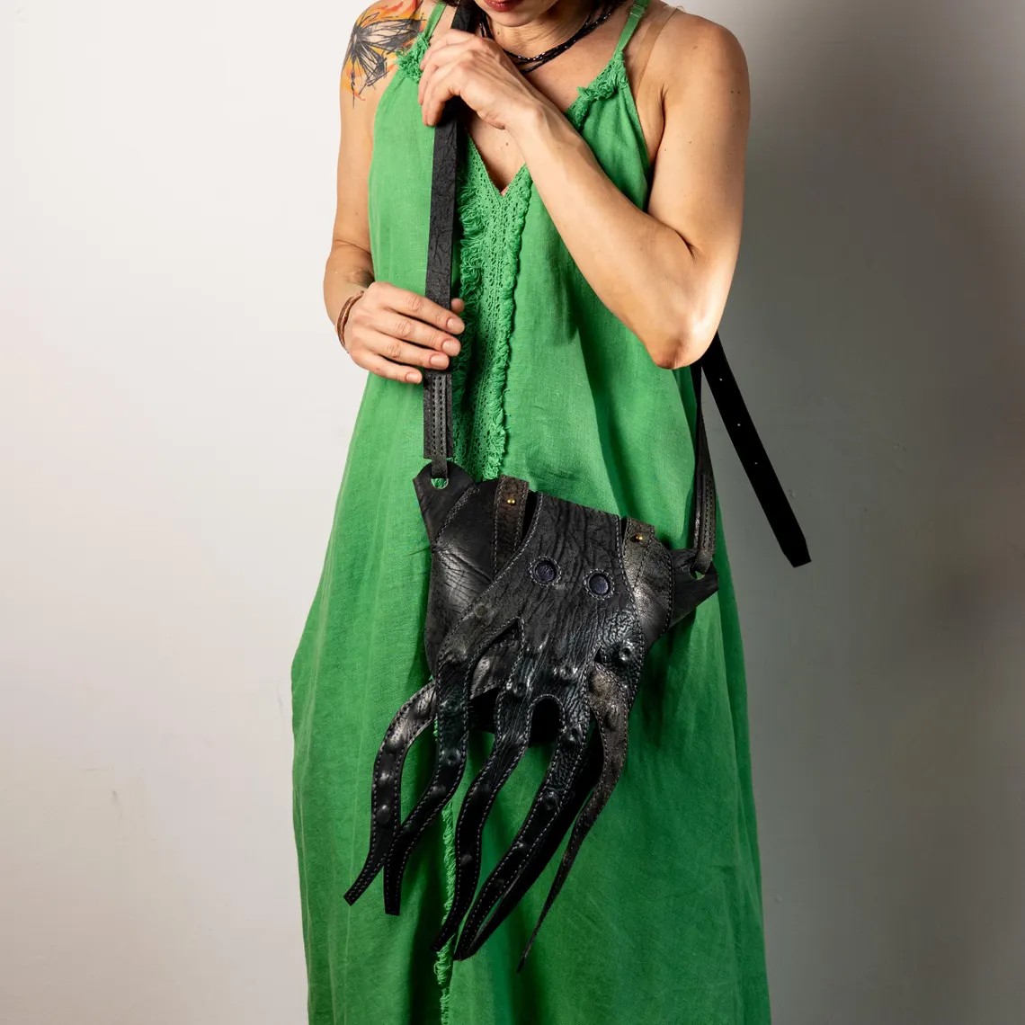 图片[3]-手工皮具图纸 章鱼触手斜挎包vp217-皮圈圈手工皮具图纸