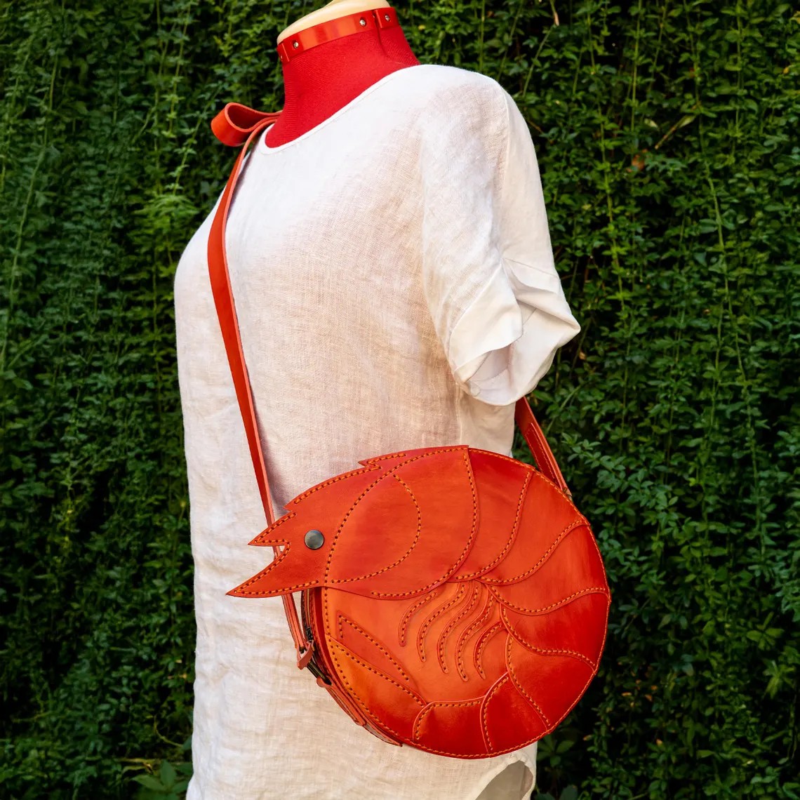 图片[3]-手工皮具图纸 龙虾挎包vp218-皮圈圈手工皮具图纸