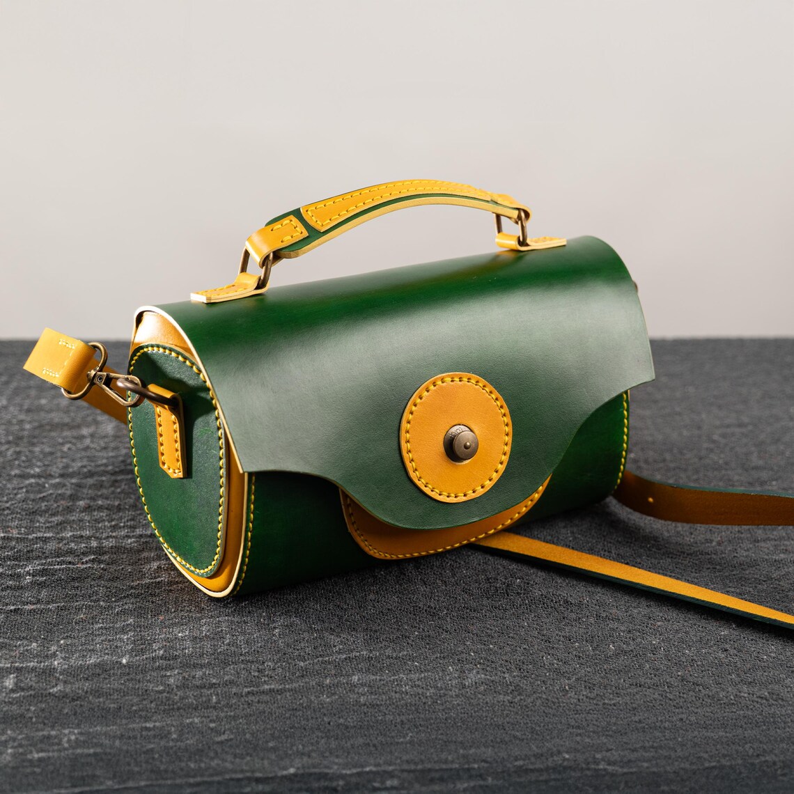 图片[3]-手工皮具图纸 斜挎圆包vp219-皮圈圈手工皮具图纸