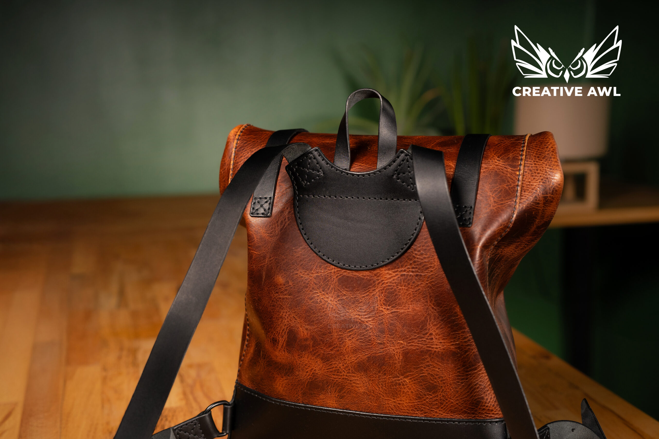 图片[2]-手工皮具图纸 卷轴背包ca236-皮圈圈手工皮具图纸