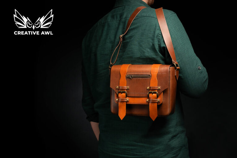 图片[3]-手工皮具图纸 斜挎包ca240-皮圈圈手工皮具图纸