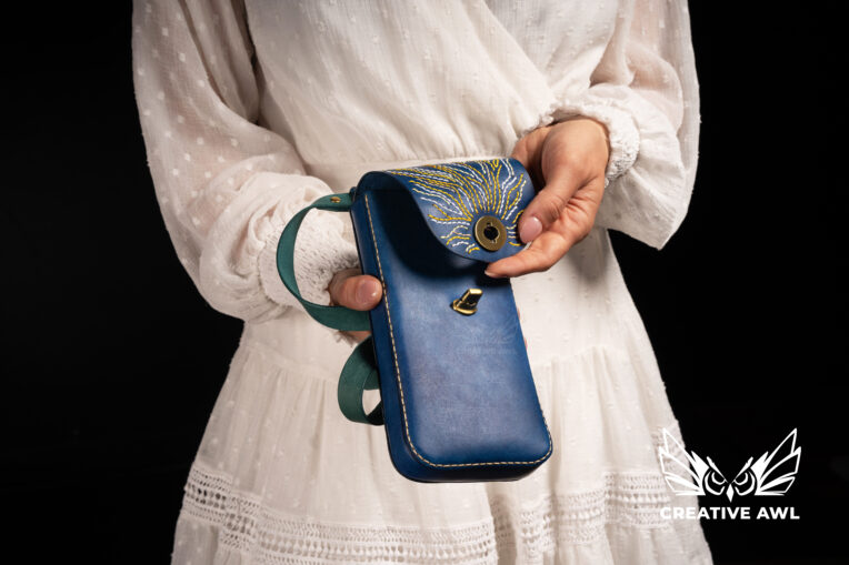 图片[3]-手工皮具图纸 手机包ca242-皮圈圈手工皮具图纸