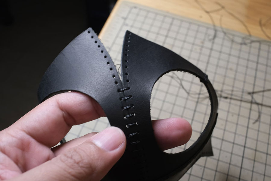 图片[9]-DIY制作猫头面具-DIY手工帖子圈子-皮具教程-皮圈圈手工皮具图纸