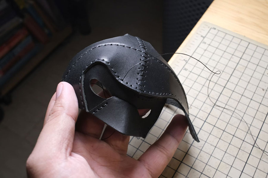 图片[5]-DIY制作猫头面具-DIY手工帖子圈子-皮具教程-皮圈圈手工皮具图纸