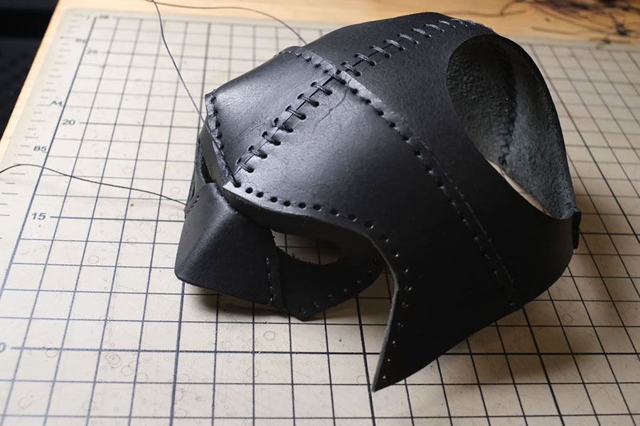 DIY制作猫头面具-皮圈圈手工皮具图纸