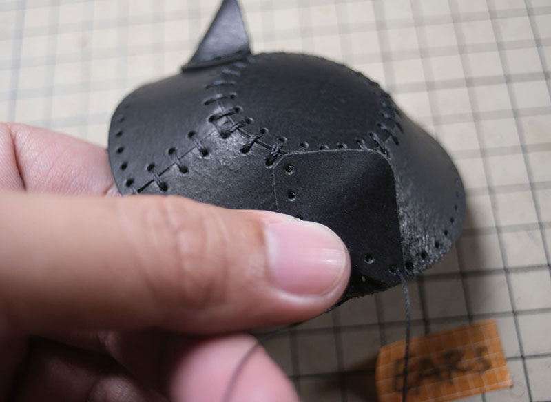 图片[54]-达摩猫咪不倒翁制作教程-DIY手工帖子圈子-皮具教程-皮圈圈手工皮具图纸