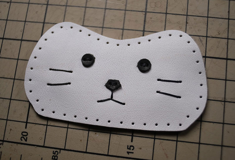 图片[28]-达摩猫咪不倒翁制作教程-DIY手工帖子圈子-皮具教程-皮圈圈手工皮具图纸