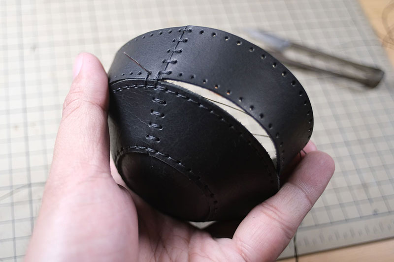 图片[14]-达摩猫咪不倒翁制作教程-DIY手工帖子圈子-皮具教程-皮圈圈手工皮具图纸