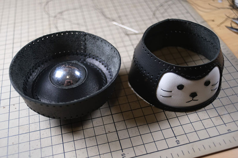 图片[10]-达摩猫咪不倒翁制作教程-DIY手工帖子圈子-皮具教程-皮圈圈手工皮具图纸