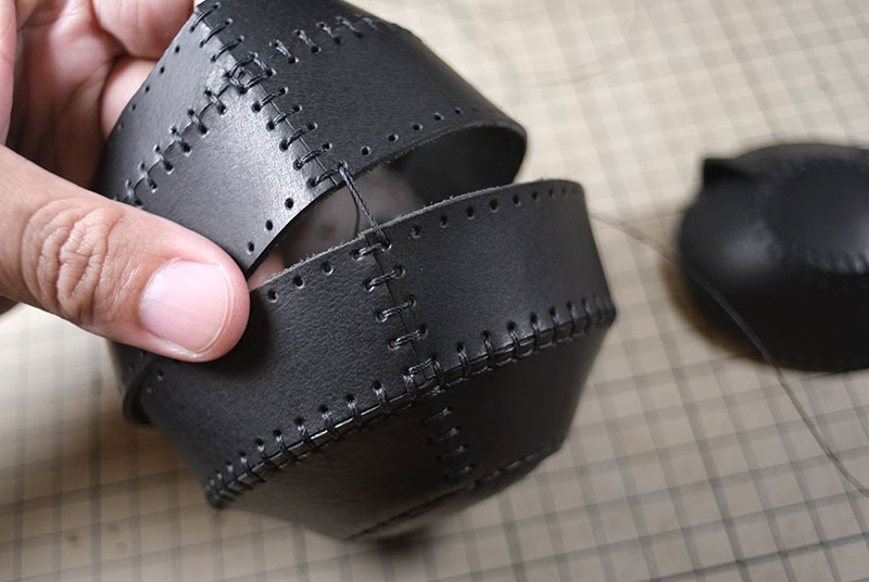 图片[9]-达摩猫咪不倒翁制作教程-DIY手工帖子圈子-皮具教程-皮圈圈手工皮具图纸