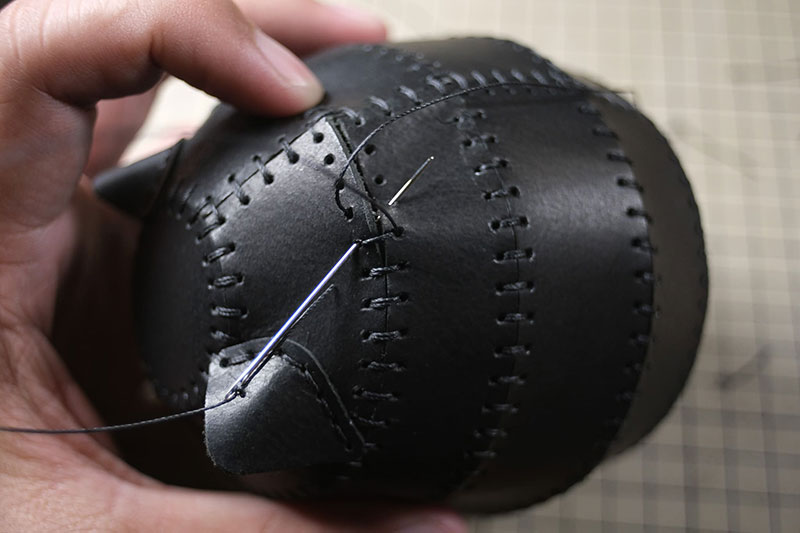 图片[2]-达摩猫咪不倒翁制作教程-DIY手工帖子圈子-皮具教程-皮圈圈手工皮具图纸