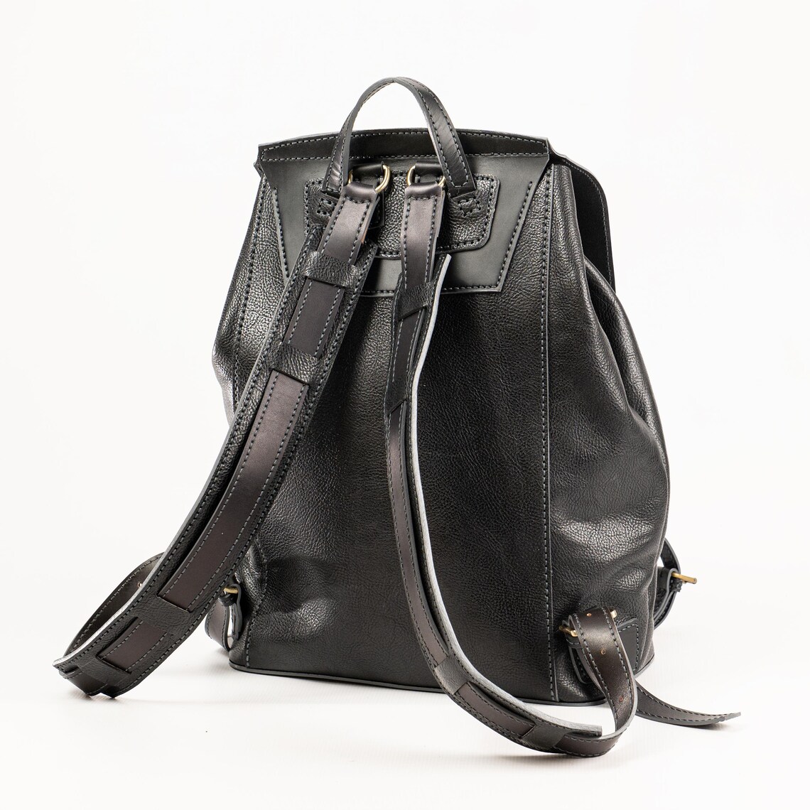 图片[3]-手工皮具图纸 双肩背包vp222-皮圈圈手工皮具图纸