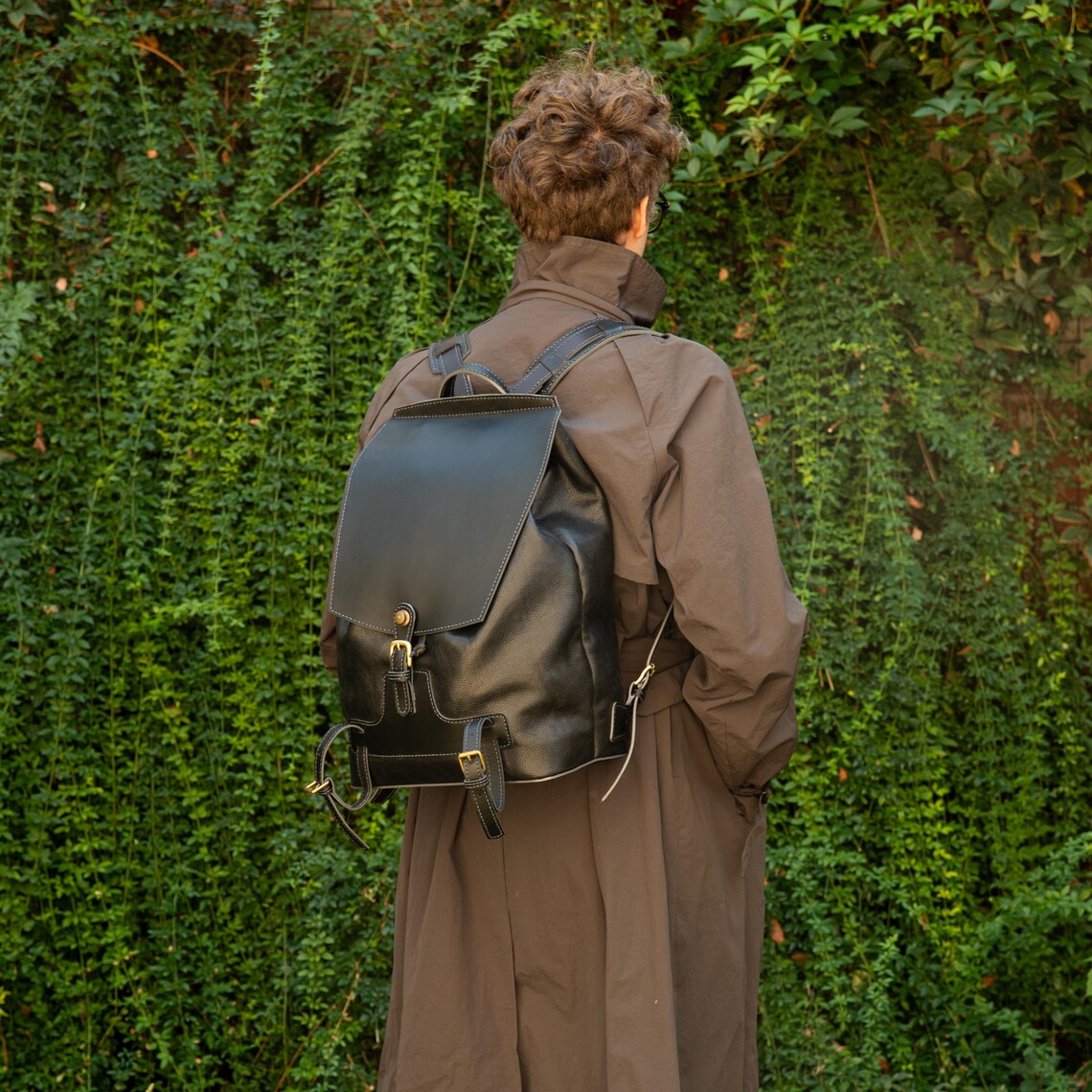 图片[2]-手工皮具图纸 双肩背包vp222-皮圈圈手工皮具图纸