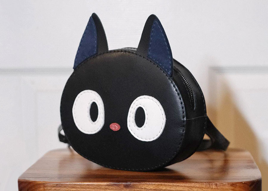 猫咪斜挎包制作过程-DIY手工帖子圈子-皮具教程-皮圈圈手工皮具图纸