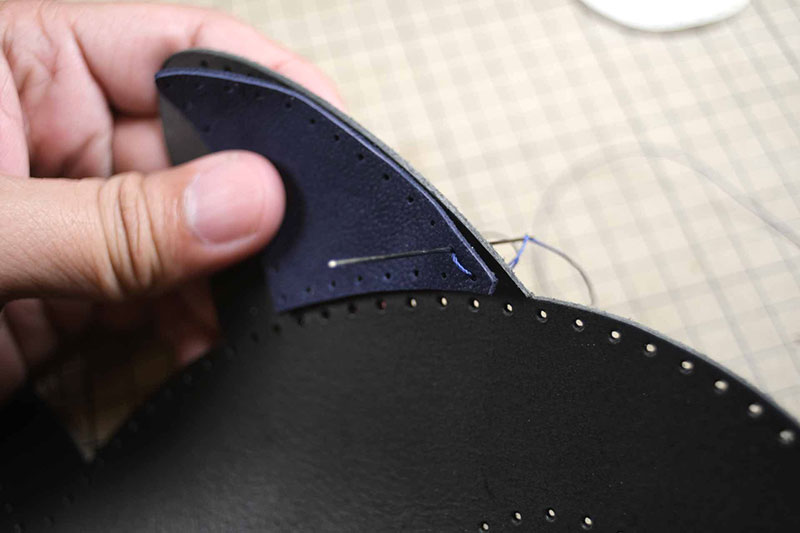 猫咪斜挎包制作过程-皮圈圈手工皮具图纸