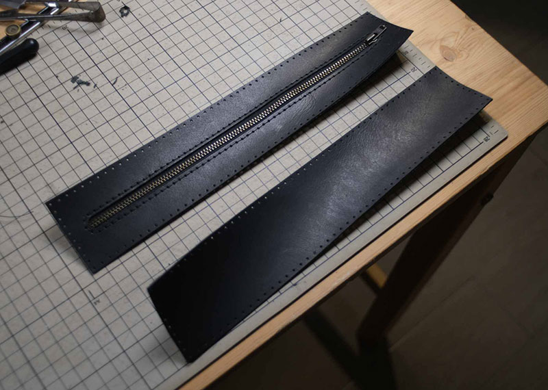 图片[19]-猫咪斜挎包制作过程-DIY手工帖子圈子-皮具教程-皮圈圈手工皮具图纸