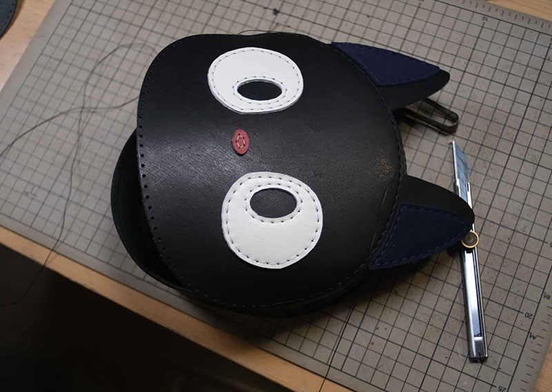 图片[25]-猫咪斜挎包制作过程-DIY手工帖子圈子-皮具教程-皮圈圈手工皮具图纸