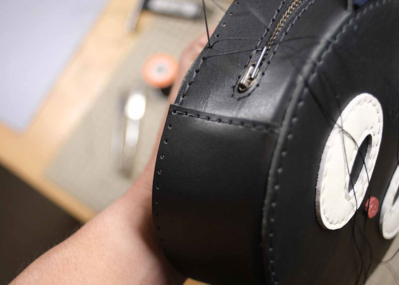 图片[29]-猫咪斜挎包制作过程-DIY手工帖子圈子-皮具教程-皮圈圈手工皮具图纸